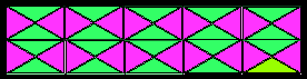 2 rows of five rectangles oriented shortest side vertical